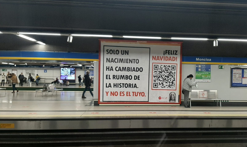 El Metro de Barcelona censura la campaa de Navidad de la ACdP
