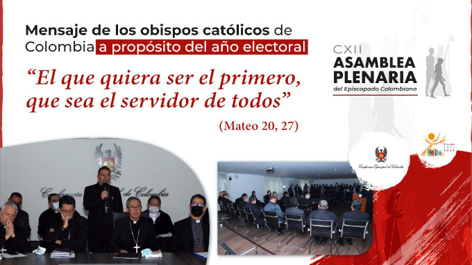 Los obispos colombianos piden a los ciudadanos «favorecer el espritu democrtico»