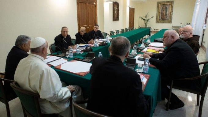 Primera reunin del Consejo de Cardenales tras la reforma de la Curia