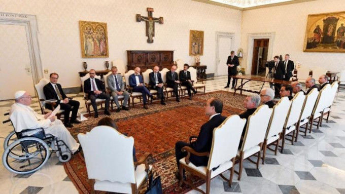 El Papa reivindica ante rectores universitarios la llamada a la educacin integral del documento de Abu Dhabi