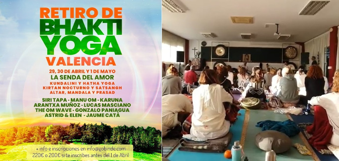 Un casa salesiana de retiros espirituales de Valencia acogi un retiro de Bhakti Yoga