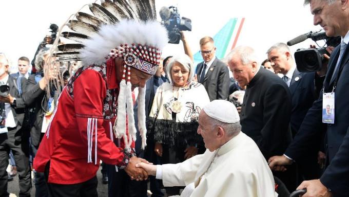 El Papa da comienzo en Canad a su 37 viaje apostlico