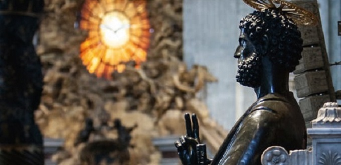 Por medio de proyecciones de vdeo ilustrarn la vida de San Pedro en el Vaticano