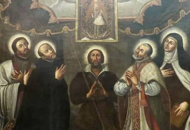 La quntuple canonizacin de 1622