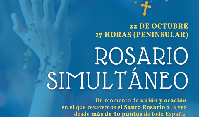 Radio Mara retransmitir un Rosario simultneo que se rezar desde ms de 80 lugares de Espaa