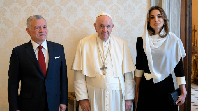 El Papa y el Rey de Jordania confan en que se mantenga el status quo en los Santos Lugares de Jerusaln