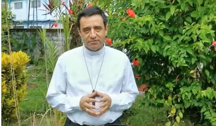 Monseor Joaqun Pinzn anima a los jvenes a escuchar el llamado de Cristo a servirle en la vida consagrada