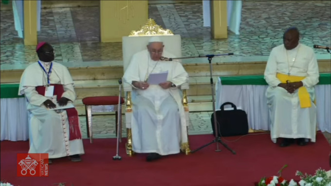 El Papa pide a obispos y clero de Sudn del Sur que sean pastores misericordiosos y no lderes tribales