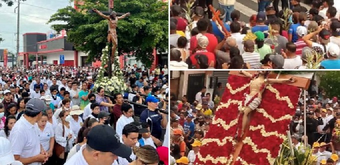 Arzobispo de Guayaquil lidera procesin del Viernes Santo con llamado a la reconciliacin