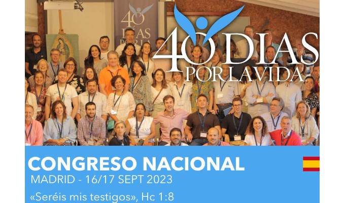 40 Das por la Vida Espaa celebra su segundo congreso nacional en Madrid