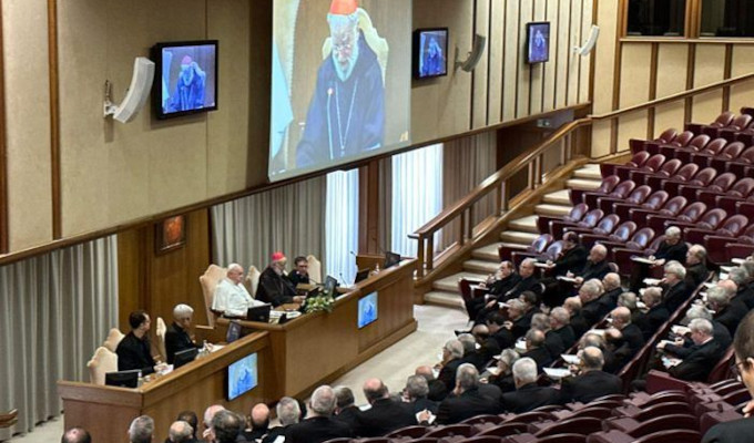 Agradable y fructfero encuentro entre los obispos espaoles, el dicasterio del clero y el Papa