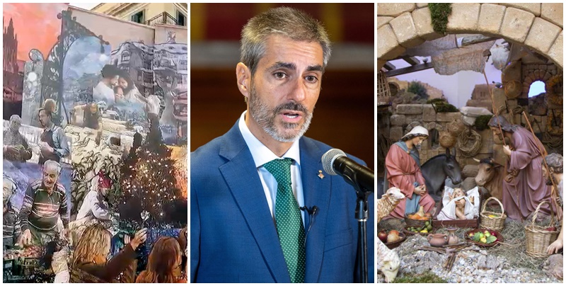 Vox denuncia como burla anticristiana el «cutre anti-pesebre de cartn» del Ayuntamiento de Barcelona
