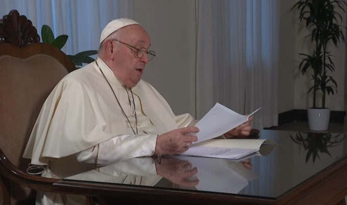 El Papa firma la declaracin interreligiosa del COP28 celebrado en Abu Dabi