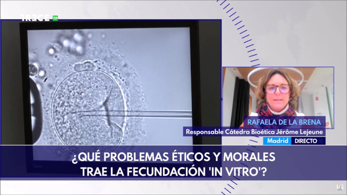 Rafaela de la Brena, ante el problema de los embriones congelados: La adopcin prenatal sera la solucin menos mala