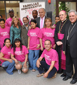 Encuentro de familias inmigrantes en Valencia con los obispos de sus trece paises de origen