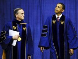 Obama recibe hoy el doctorado honoris causa en Notre Dame entre el rechazo de la Iglesia Católica en EEUU