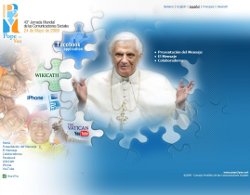 Medio milln de visitas en el primer da de Pope2you