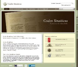 El Codex Sinaiticus se encuentra ya en Internet