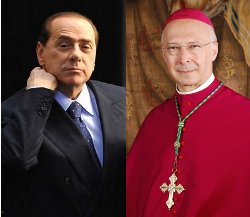 Se tensa la relacin entre Berlusconi y la Iglesia Catlica en Italia