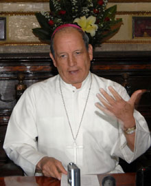 El arzobispo de Oaxaca asegura que la Iglesia saldr siempre en defensa de la vida