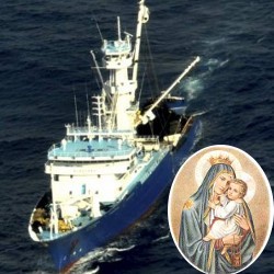 Los piratas que secuestraron el Alakrana tiraron una imagen de la Virgen del Carmen al mar