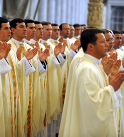Ordenacin de 59 sacerdotes de la congregacin de los Legionarios de Cristo