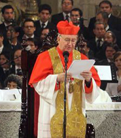El Cardenal Errázuriz pide a Dios que dé a los gobernantes chilenos espíritu de justicia y entrañas de misericordia