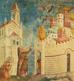 La técnica desvela nuevos detalles de los frescos de Giotto