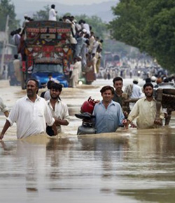 Caritas Espaola socorre a las victimas de las inundaciones en Paquistn