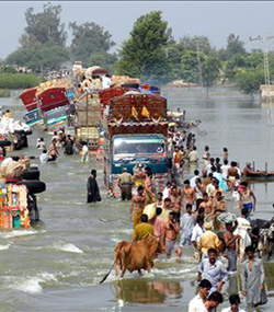Critas pide ayuda para prestar auxilio a los damnificados por las lluvias torrenciales e inundaciones en Pakistn