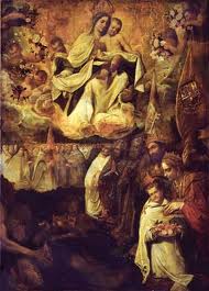 El Instituto del Verbo Encarnado procesiona en Manresa a la Virgen de la Merced