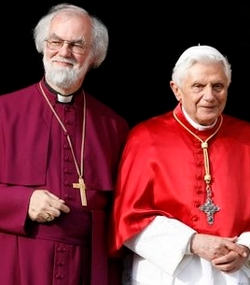 El Papa se encontrar con el primado anglicano en la iglesia romana de los santos Andrs y Gregorio