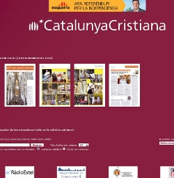 Publicidad de ERC en la web de Catalunya Cristiana