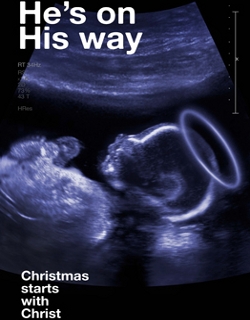 Una organización cristiana lanza una campaña navideña con una «ecografía de Jesús no nacido»