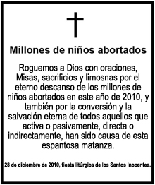 II Campaña Santos Inocentes - 2010