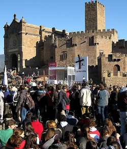 xito de la primera Javierada de 2011: Mons. Prez exhorta a edificar la casa sobre la Roca