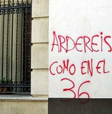 Los organizadores de una procesin atea en Madrid apelan a la quema de iglesias en la Guerra Civil