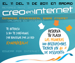Madrid acoger el Congreso Internacional Creo en Internet el prximo once de noviembre