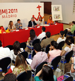Periodistas internacionales visitan la sede de la JMJ Madrid 2011
