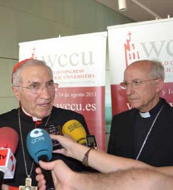 El Cardenal Rouco clausura el Congreso Mundial de Universidades Catlicas en vila