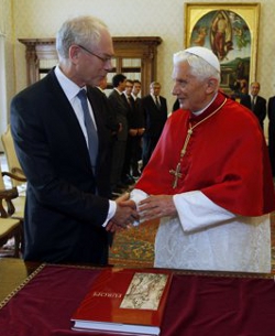 El Papa recibe en audiencia al presidente del Consejo Europeo