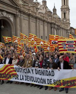 La dicesis de Lrida acept fondos pblicos de la Generalidad en relacin a los Bienes de la Franja