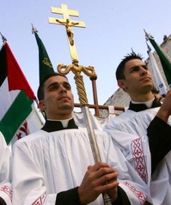 Los católicos de Belén celebran en paz la Epifanía