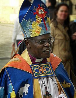 John Sentamu, arzobispo de York, favorito para sustituir a Rowan Williams como primado anglicano