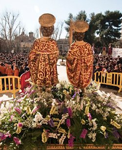 Mil seiscientos nios celebran en Alcal de Henares la Fiesta de la Reversin de las reliquias de los santos Justo y Pastor