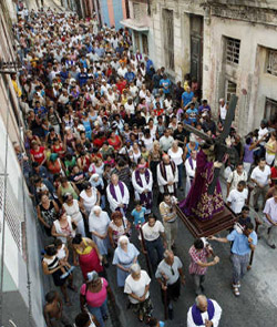 Preparan en Cuba con Via Crucis la visita del Papa 

