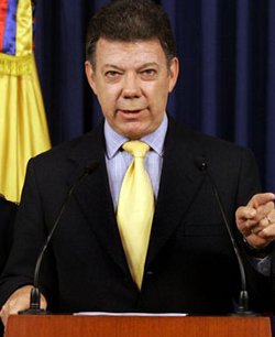El presidente colombiano agradece a la Iglesia su papel fundamental en el proceso de paz