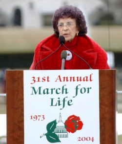 Falleci Nellie Gray, organizadora de la principal Marcha anual por la Vida en EE.UU. 
