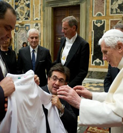 El Papa pide a los deportistas que no caigan en la tentación de doparse