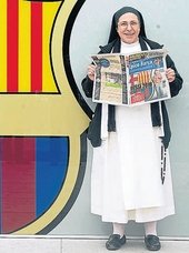 Sor Luca Caram afirma que no ser del Bara es un pecado y llama soberbio y prepotente a Cristiano Ronaldo